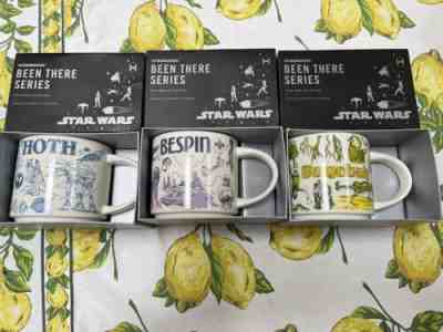 Disney Star Wars Starbucks Been There Mugs set of 3: Hoth, Bespin, Dagobah new - Sold on eBay Feb 19, 2023 for $545.00