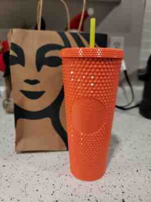 Starbucks 2019 Pinecone Soft Touch Studded Venti, 24 oz. Tumbler - Pink RARE - Sold on eBay Jan 12, 2023 for $80.00