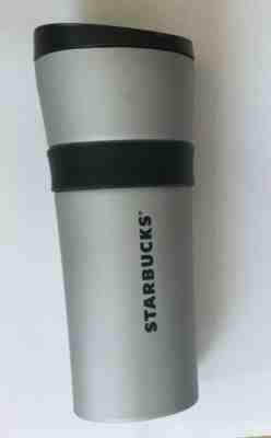 Starbucks Matte Silver Raw Stainless Steel Tumbler Grip 16 oz. 2016 - Sold on eBay Dec 24, 2022 for $75.99