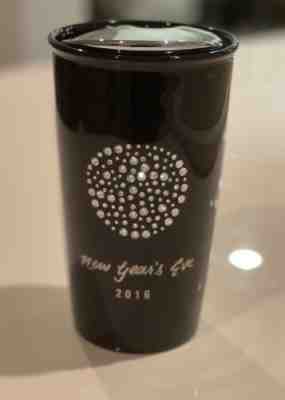 2016 STARBUCKS 12 Oz. BLACK Tumbler NEW YEARâ??S EVE SWAROVSKI CRYSTALS Limited - Sold on eBay Jan 2, 2023 for $75.99