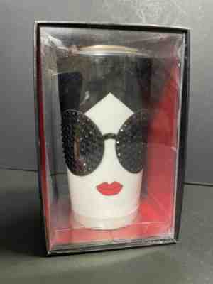 Rare Starbucks coffee Alice and Olivia Crystal Double wall ceramic mug - Sold on eBay Feb 15, 2023 for $99.00