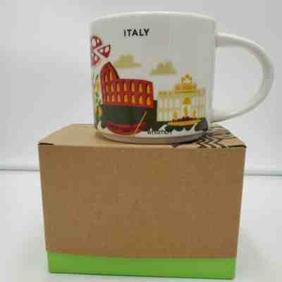 Starbucks Italy YAH Mug Pizza Colosseum Canal Boat Stadium Football You Are Here - Sold on eBay Jan 13, 2023 for $99.99