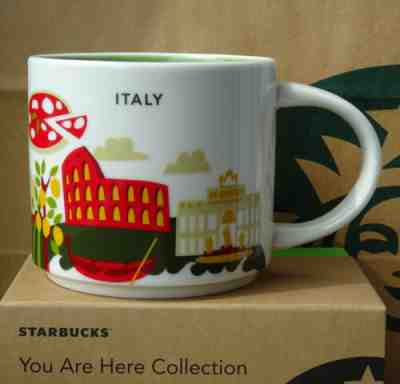 Starbucks City Mug Cup You are here Series YAH Italy 14oz NEW - Sold on eBay Jan 12, 2023 for $69.95