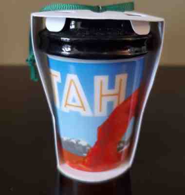 Starbucks Ceramic Utah Hanging Ornament Holiday Christmas 2015 DOT Local - Sold on eBay Dec 10, 2022 for $84.99
