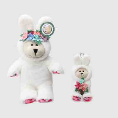 Starbucks Japan 2023 Bearista Rabbit Lsize & mini Plush doll Japan 2 Pieces Set - Sold on eBay Jan 22, 2023 for $88.88