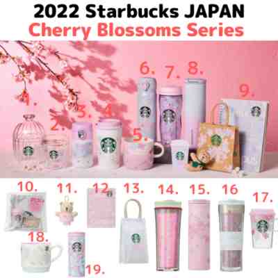2022 Starbucks Japan Cherry Blossoms "SAKURA" Series Tumbler Bottle Mug Glass - Sold on eBay Feb 21, 2023 for $38.88