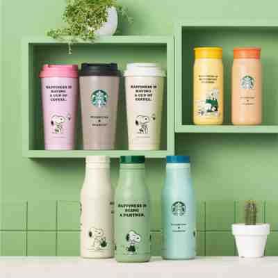 Starbucks x PEANUTS Collabo. Snoopy Stainless Bottle, Tumbler, & Mug JAPAN PSL - Sold on eBay Dec 13, 2022 for $72.25