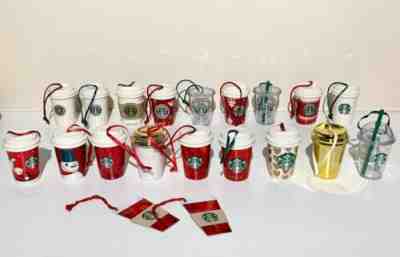 Starbucks Ornaments Lot of 18 PCS, 2008-2016 EraÂ  - Sold on eBay Jan 18, 2023 for $59.04