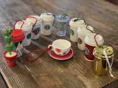 Starbucks Christmas Ornaments - Lot Of 11 - Sold on eBay Nov 27, 2022 for $75.00