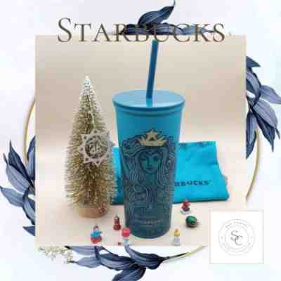 Starbucks Thailand Stainless Steel Collection 2019 Blue Siren Tumbler Cup 16oz - Sold on eBay Feb 21, 2023 for $99.00