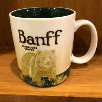 Starbucks 2012 Banff Alberta Canada Global City Icon Mug Cup Grizzly New w/ tag - Sold on eBay Jan 1, 2023 for $85.00