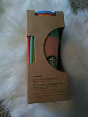 Starbucks Color Changing Cold Cups 5 Pack Reusable Tumbler Venti Summer 2019 - Sold on eBay Dec 18, 2022 for $79.99