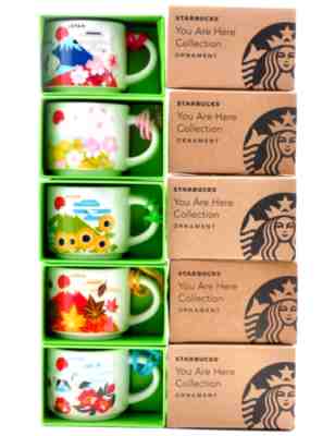 Starbucks Japan Mini Mug Complete set of 5 / You Are Here Collection 59ml (2oz) - Sold on eBay Mar 2, 2023 for $129.99