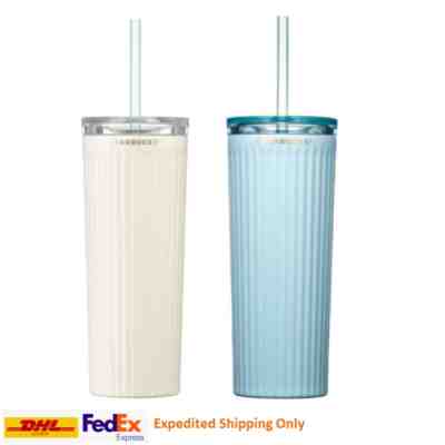 Starbucks Korea 21 SS Shine Blue & 22 SS Jungle White Cold cup Set Summer 2 - Sold on eBay Feb 15, 2023 for $76.00