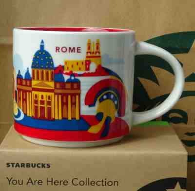 Starbucks City Mug Cup You are here Series YAH Rome Roma Italy 14oz NEW - Sold on eBay Mar 2, 2023 for $85.95