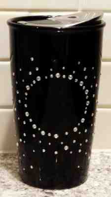 Starbucks Swarovski Crystal Black Travel Tumbler Mug Rare Limited Edition 2015 - Sold on eBay Feb 12, 2023 for $79.00