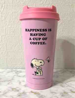 SNOOPY PEANUTS Collaboration 2022 Starbucks Japan Autumn Collection Pink tumbler - Sold on eBay Jan 18, 2023 for $67.00