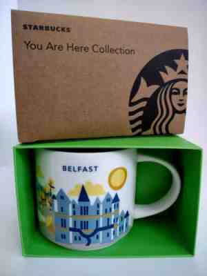Starbucks Northern Ireland BELFAST YAH 14 oz Mug Box & Sku Brand New USA Seller - Sold on eBay Jan 12, 2023 for $76.46