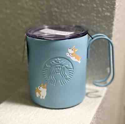 Starbucks 12oz. SSTumbler Paw friends AND 12 Oz SS Corgi Mug With Stopper - Sold on eBay Dec 11, 2022 for $70.00