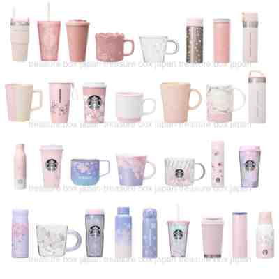 Starbucks Japan Sakura 2023 Cherry Blossom Mug Cup Tumbler Glass Bottle Pink - Sold on eBay Mar 5, 2023 for $48.00