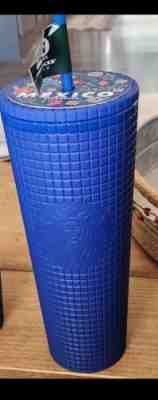 STARBUCKS MEXICO RELEASE 20th Anniversary BLUE/SAPPHIRE GRID TUMBLER - Sold on eBay Feb 15, 2023 for $85.00