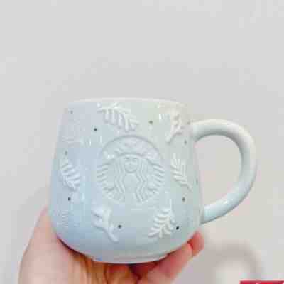 Starbucks China 2022 Mermaid Ocean Coral Pattern Blue 12oz Mug Coffee Cup - Sold on eBay Dec 28, 2022 for $59.99