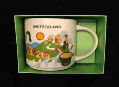 Starbucks Switzerland YAH Mug Alps Chocolate Fondue Watch Ski Art Cow You Here - Sold on eBay Feb 18, 2023 for $84.99