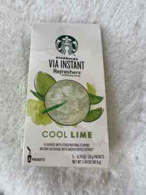 Starbucks VIA Instant Cool Lime Refreshers Box of 5 Packets Discontinued Expired - Sold on eBay Jan 19, 2023 for $79.99