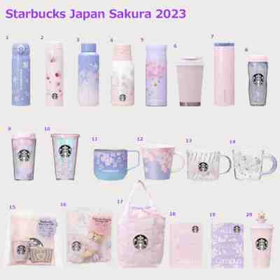 Starbucks Sakura 2023 Series Cherry Blossoms Mug Tumbler Bottle Japan Limited - Sold on eBay Mar 2, 2023 for $39.90