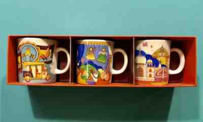 RARE !! STARBUCKS 3 SMALL COFFEE CUPS COLLECTION - INDIA  3 OZ EACH - Sold on eBay Dec 26, 2022 for $70.00