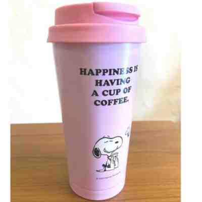 Starbucks PEANUTS Collabo Snoopy Stainless Bottle Tumbler Mug JAPAN LOGO - Sold on eBay Mar 5, 2023 for $80.00