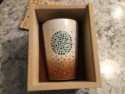 Starbucks Swarovski Pumpkin Spice Latte PSL 10th Anniversary Mug #590/600 NIB