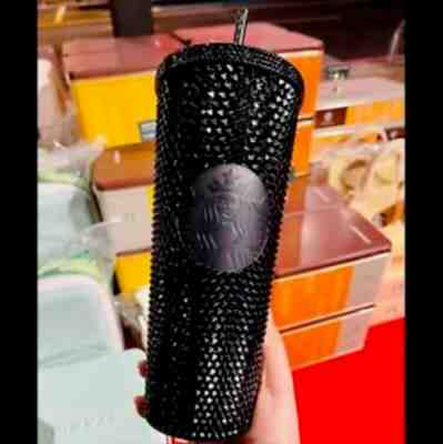 Starbucks 2022 China Bright Black Diamond Inlaid Tumbler Cup 24oz Cold Water Cup - Sold on eBay Feb 12, 2023 for $29.96