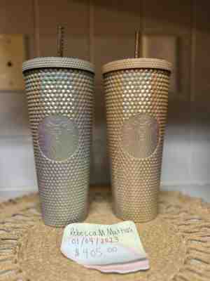 Starbucks Studded Tumbler (set) - Sold on eBay Jan 16, 2023 for $390.00