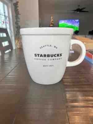 Starbucks Giant Abbey Classic Ceramic Mug 138 oz Limited Edition 2016 NIB Rare! - Sold on eBay Dec 25, 2022 for $355.70