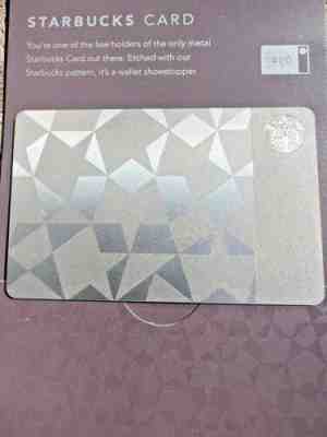 Starbucks 2012 Metal Stainless Gilt Card + Holder Envelope - Sold on eBay Dec 15, 2022 for $300.00