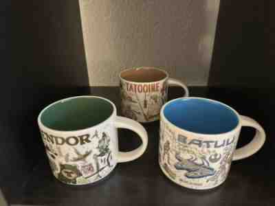 DISNEY STAR WARS STARBUCKS Been There 2021 Set, 3 mugs: Endor, Batuu, & Tatooine - Sold on eBay Feb 15, 2023 for $200.00