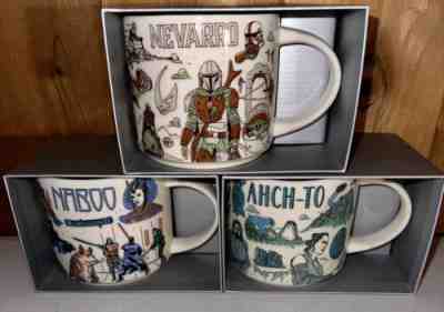 Disney Star Wars Mug Set â?¢ Starbucks Been There Series â?¢ Nevarro, Ahch-To, Naboo - Sold on eBay Mar 4, 2023 for $89.95