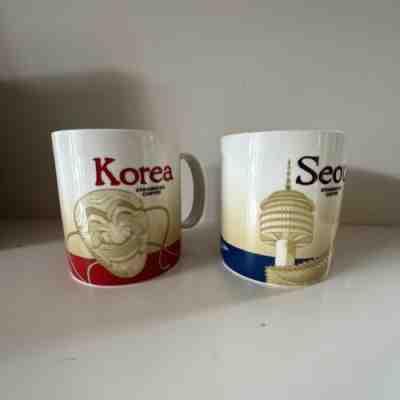 Korea & Seoul Starbucks Coffee Mugs From Global Icon Collector Series, 16 oz NWT - Sold on eBay Mar 6, 2023 for $80.00
