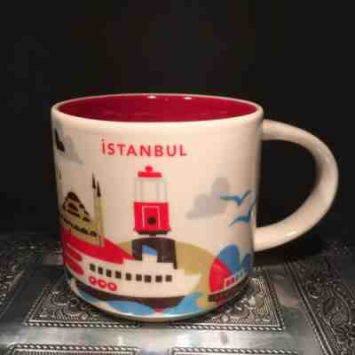 Starbucks YAH istanbul You Are Here Ceramic City Mug Cup 14oz - Sold on eBay Feb 24, 2023 for $64.50