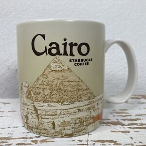 STARBUCKS Coffee Mug CAIRO Icon Series 16 oz MIT w SKU, Discontinued VHTF Egypt