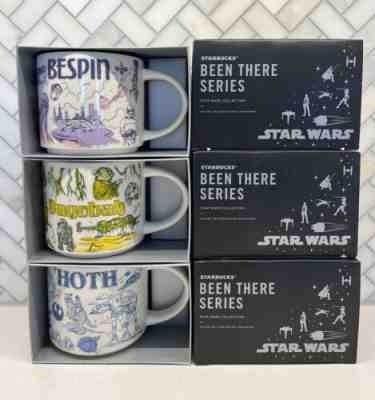 Disney Star Wars Starbucks Been There Mugs set of 3: Hoth, Bespin, Dagobah new - Sold on eBay Mar 9, 2023 for $500.00