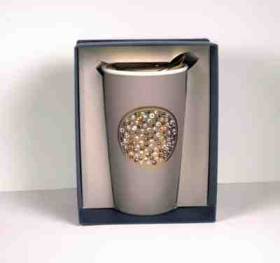 2015 Starbucks Swarovski Anniversary Double Wall Traveler Tumbler Mug 12 fl oz - Sold on eBay Feb 13, 2023 for $199.97