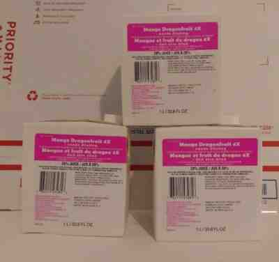 3 Starbucks Mango Dragonfruit Refresher 4X Juice Base 1L 6/23 June 2023 Sealed - Sold on eBay Mar 5, 2023 for $124.99