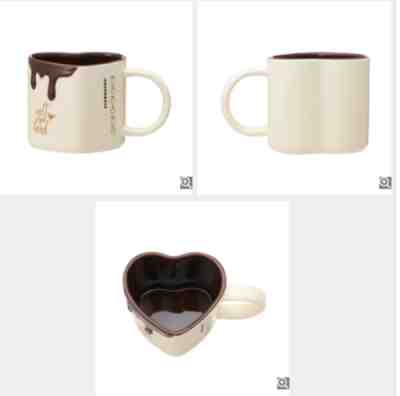Starbucks Valentine's Day Edition 2023 Mug Melting Heart 355ml Chocolate New - Sold on eBay Jan 27, 2023 for $95.00