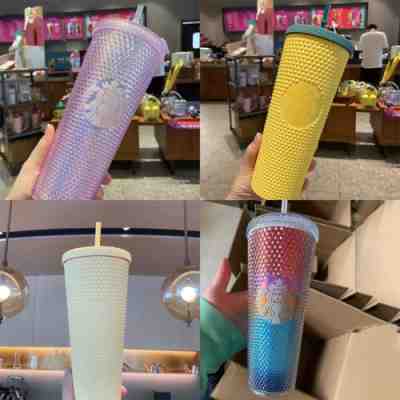 2023 Starbucks Multicolor Oil Slick 24oz Studded Cup Tumbler BEST Giftð?¥¤ - Sold on eBay Mar 1, 2023 for $29.77