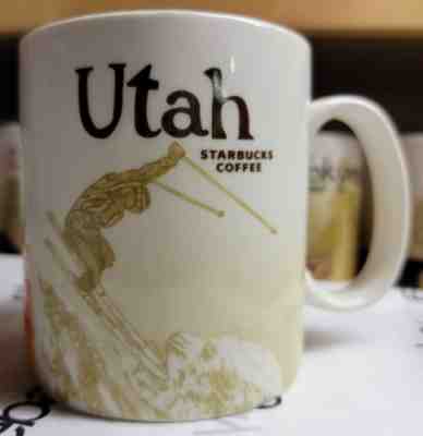 2012 STARBUCKS Coffee Mug UTAH Icon Series 16 oz MIC w SKU Discontinued - Sold on eBay Jan 9, 2023 for $89.95