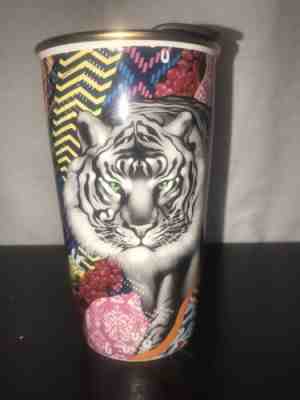 Starbucks Coffee Tristan Eaton Sumatra Tiger Travel Cup Tumbler Mug 12 oz.