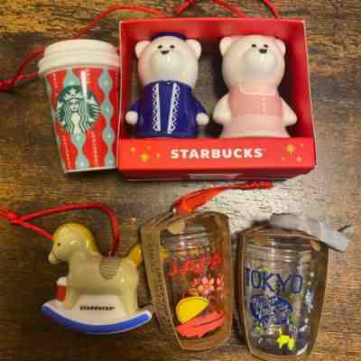2022 Starbucks Japan Limted Ornament Holiday Christmas NEW 5 peaces Set - Sold on eBay Dec 16, 2022 for $97.80