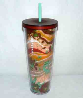 Starbucks 2019 Terra Cotta Desert Cactus Cold Cup Tumbler 24 oz. - Sold on eBay Feb 25, 2023 for $79.92